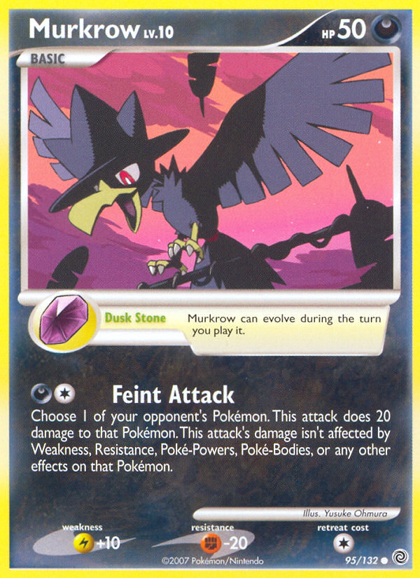 Murkrow (95/132) [Diamond & Pearl: Secret Wonders] | Jomio and Rueliete's Cards and Comics