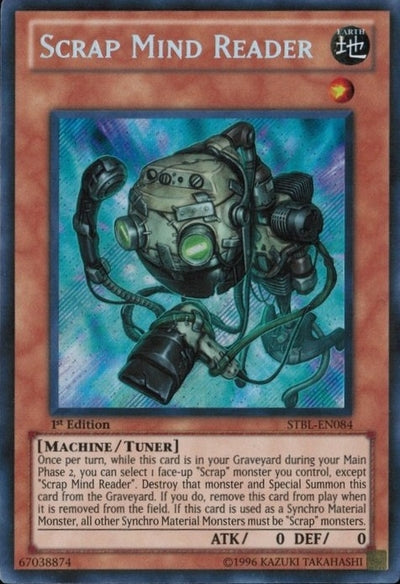 Scrap Mind Reader [STBL-EN084] Secret Rare | Jomio and Rueliete's Cards and Comics