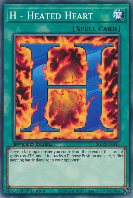 H - Heated Heart [SGX2-ENA13] Common | Jomio and Rueliete's Cards and Comics