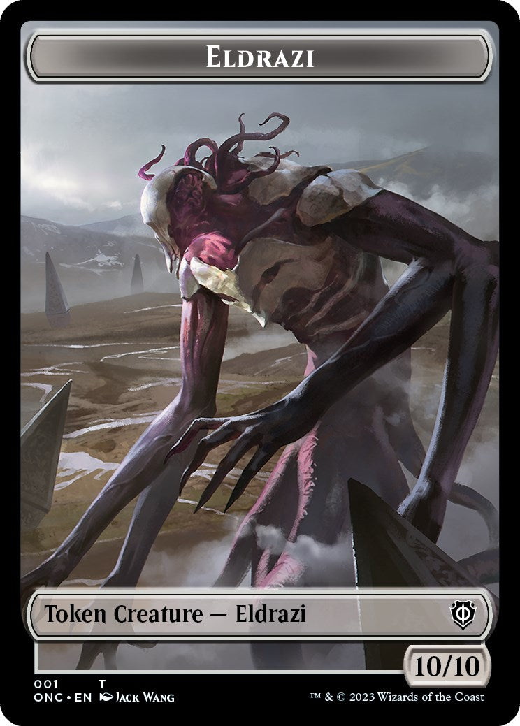 Soldier (017) // Eldrazi Double-Sided Token [Phyrexia: All Will Be One Commander Tokens] | Jomio and Rueliete's Cards and Comics