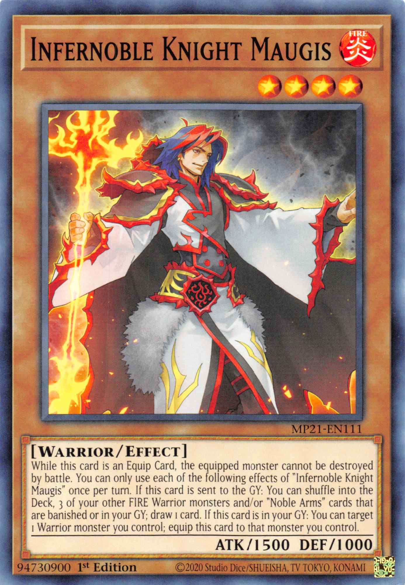 Infernoble Knight Maugis [MP21-EN111] Common | Jomio and Rueliete's Cards and Comics