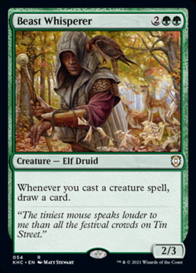 Beast Whisperer [Kaldheim Commander] | Jomio and Rueliete's Cards and Comics