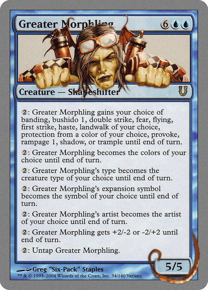 Greater Morphling [Unhinged] | Jomio and Rueliete's Cards and Comics
