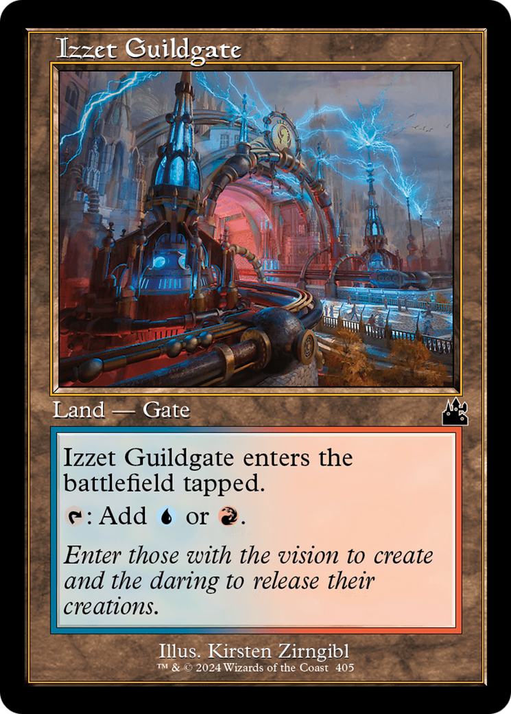 Izzet Guildgate (Retro Frame) [Ravnica Remastered] | Jomio and Rueliete's Cards and Comics