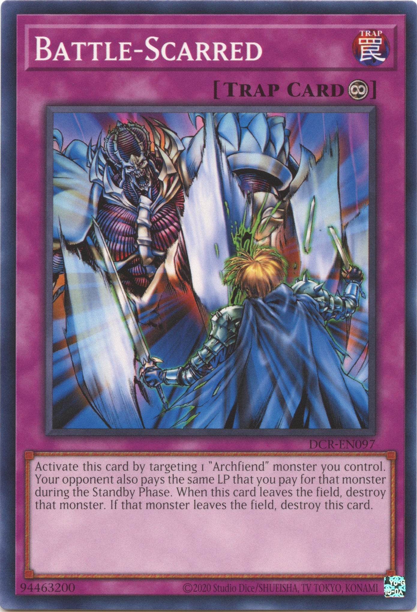Battle-Scarred (25th Anniversary) [DCR-EN097] Common | Jomio and Rueliete's Cards and Comics