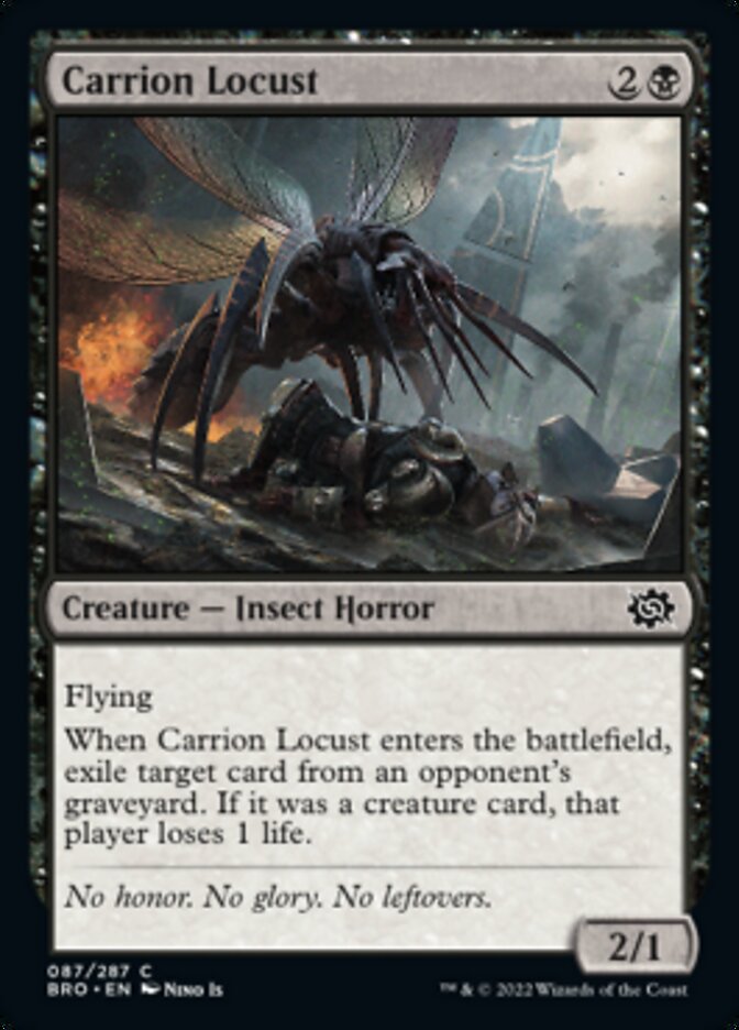 Carrion Locust [The Brothers' War] | Jomio and Rueliete's Cards and Comics