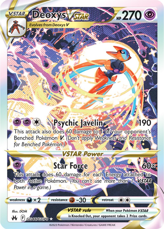 Deoxys VSTAR (GG46/GG70) [Sword & Shield: Crown Zenith] | Jomio and Rueliete's Cards and Comics