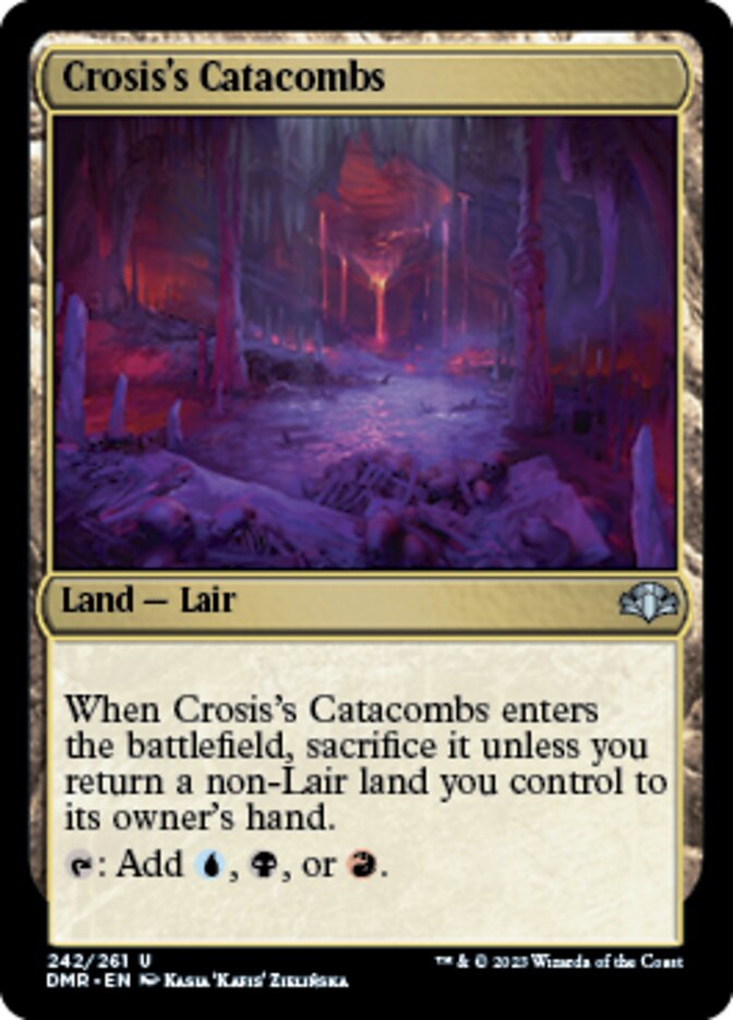 Crosis's Catacombs [Dominaria Remastered] | Jomio and Rueliete's Cards and Comics