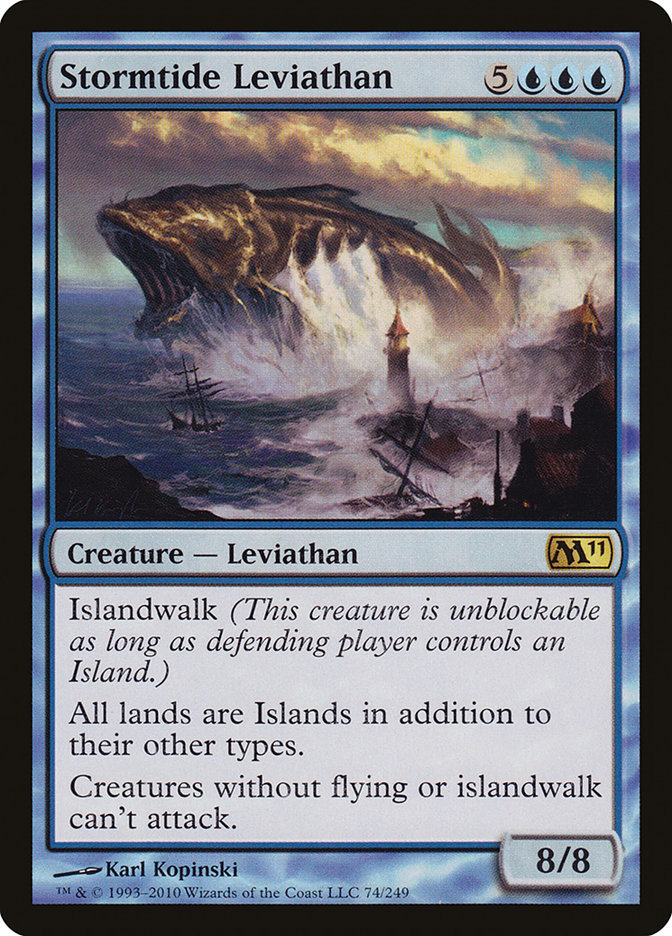 Stormtide Leviathan [Magic 2011] | Jomio and Rueliete's Cards and Comics