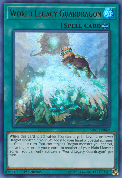 World Legacy Guardragon [SAST-EN062] Ultra Rare | Jomio and Rueliete's Cards and Comics