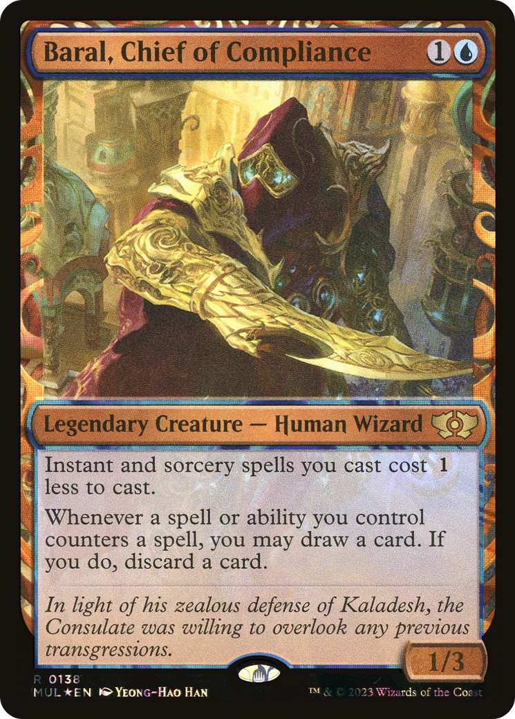 Baral, Chief of Compliance (Halo Foil) [Multiverse Legends] | Jomio and Rueliete's Cards and Comics