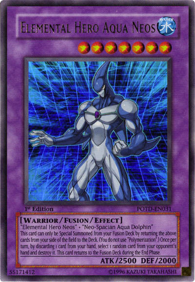 Elemental Hero Aqua Neos [POTD-EN031] Ultra Rare | Jomio and Rueliete's Cards and Comics