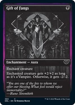 Gift of Fangs [Innistrad: Double Feature] | Jomio and Rueliete's Cards and Comics