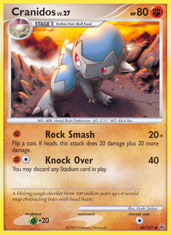 Cranidos (46/127) [Platinum: Base Set] | Jomio and Rueliete's Cards and Comics
