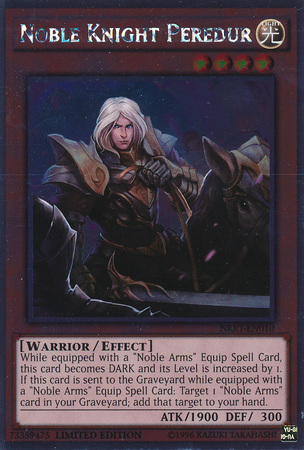 Noble Knight Peredur [NKRT-EN010] Platinum Rare | Jomio and Rueliete's Cards and Comics