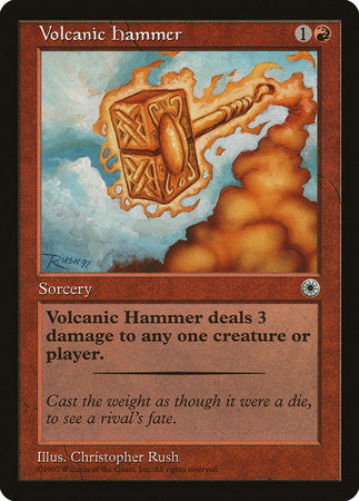 Volcanic Hammer [Portal] | Jomio and Rueliete's Cards and Comics