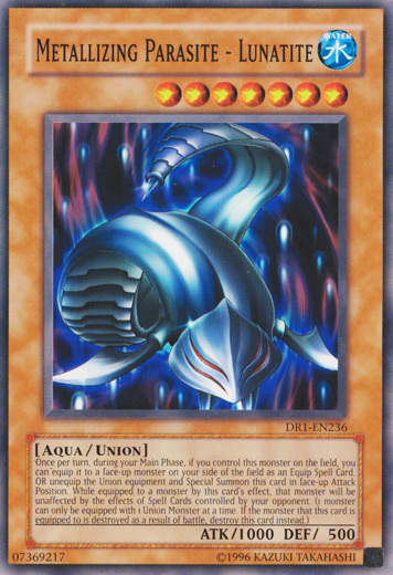 Metallizing Parasite - Lunatite [DR1-EN236] Common | Jomio and Rueliete's Cards and Comics