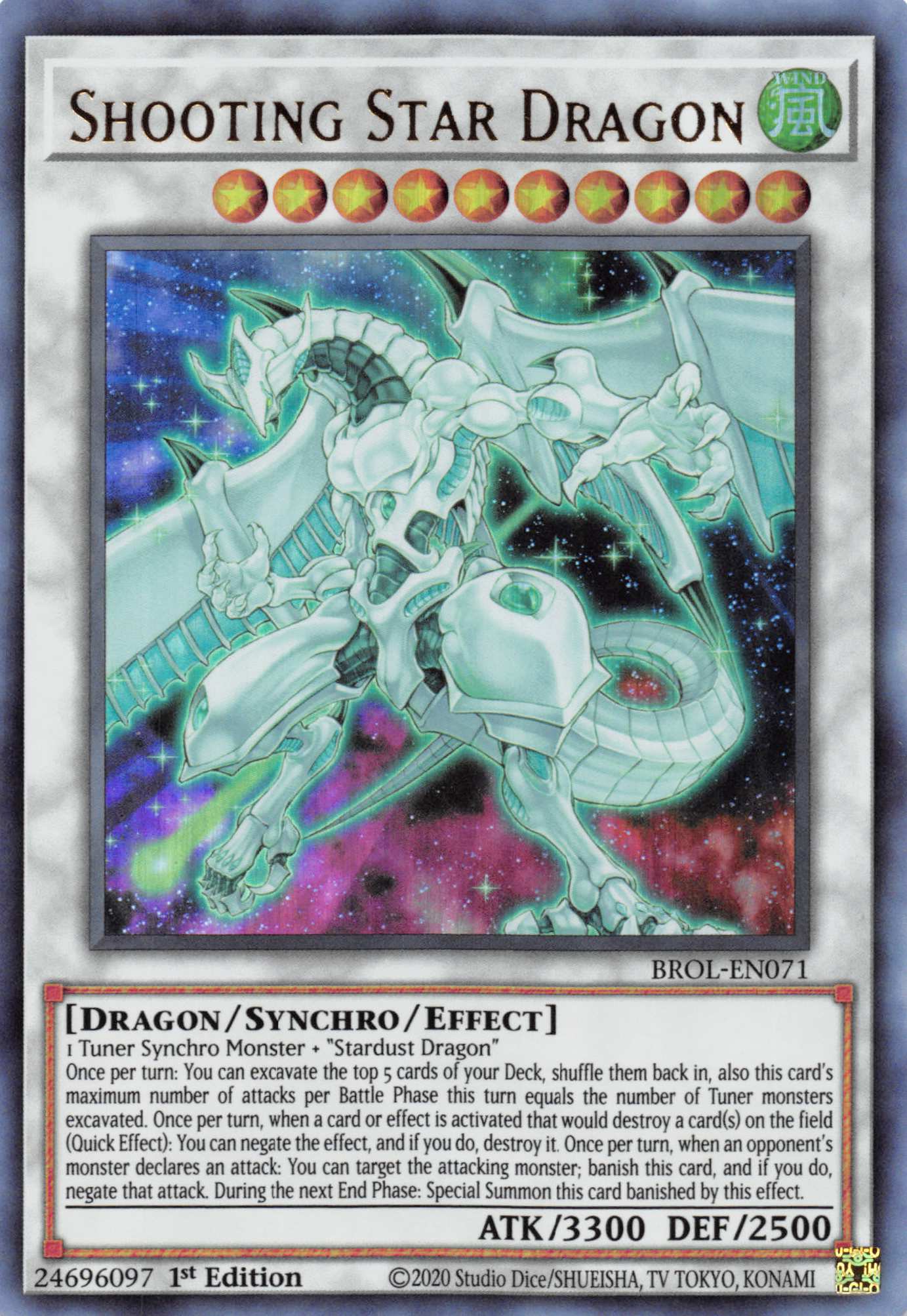 Shooting Star Dragon [BROL-EN071] Ultra Rare | Jomio and Rueliete's Cards and Comics