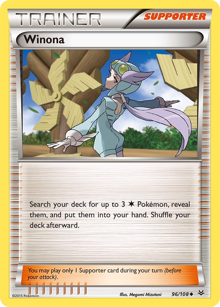 Winona (96/108) [XY: Roaring Skies] | Jomio and Rueliete's Cards and Comics