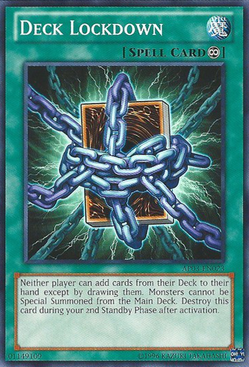 Deck Lockdown [AP03-EN023] Common | Jomio and Rueliete's Cards and Comics