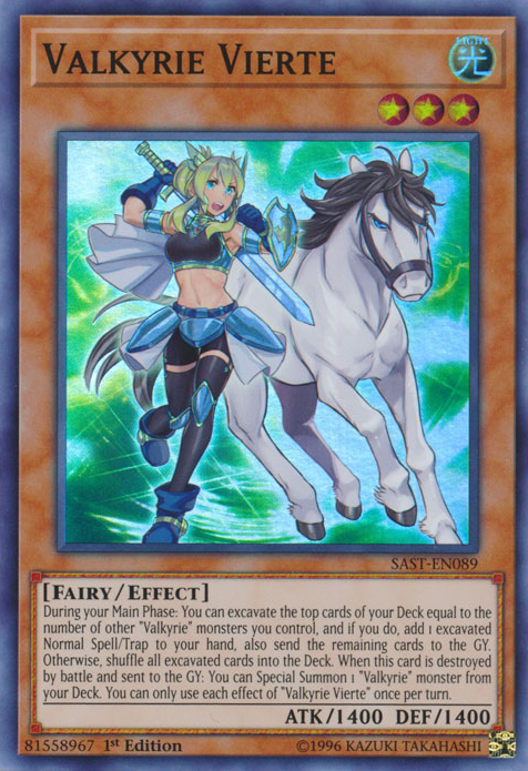 Valkyrie Vierte [SAST-EN089] Super Rare | Jomio and Rueliete's Cards and Comics