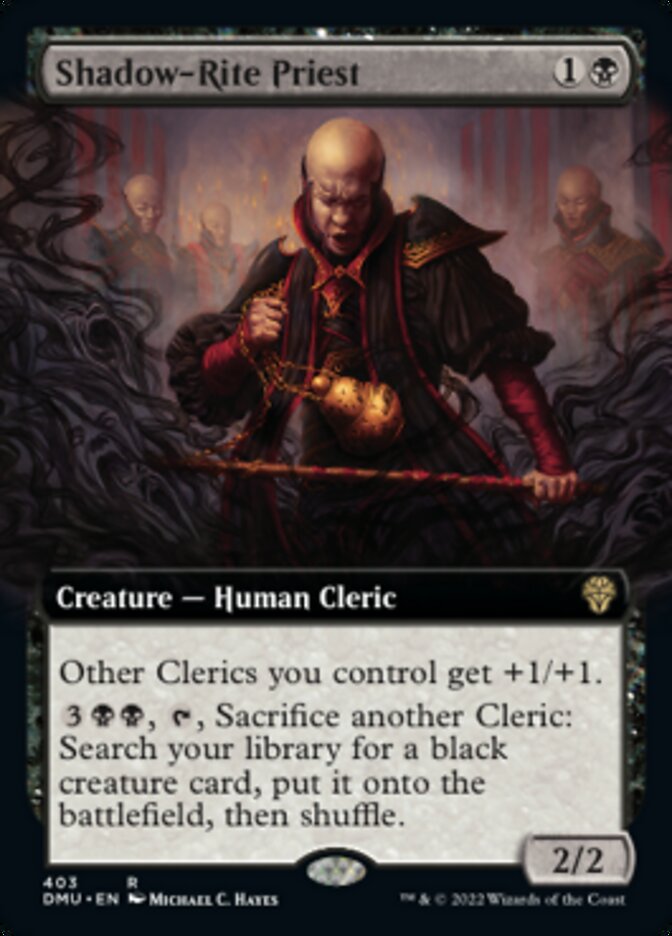Shadow-Rite Priest (Extended Art) [Dominaria United] | Jomio and Rueliete's Cards and Comics