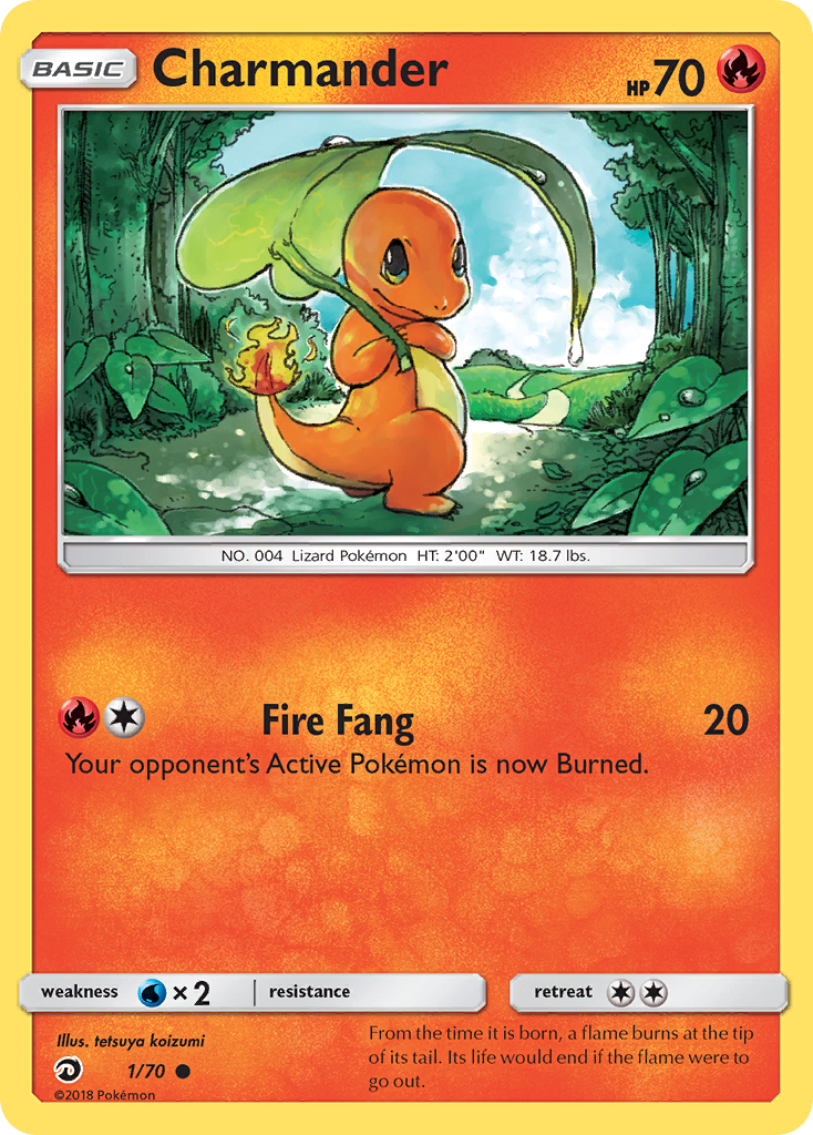 Charmander (1/70) [Sun & Moon: Dragon Majesty] | Jomio and Rueliete's Cards and Comics