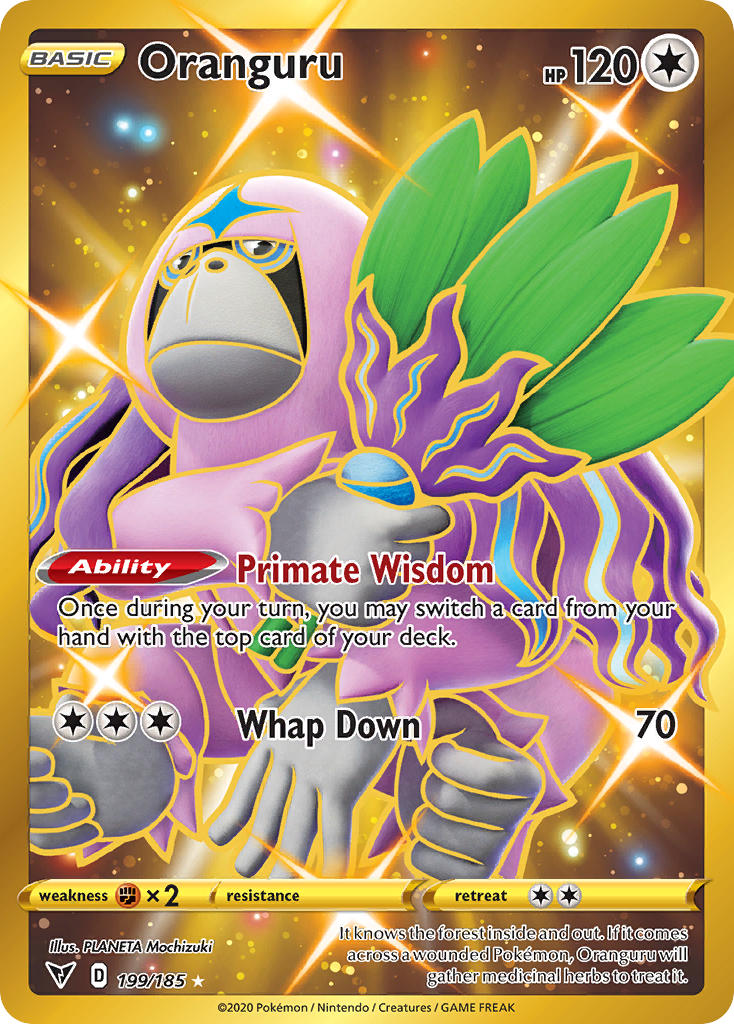 Oranguru (199/185) [Sword & Shield: Vivid Voltage] | Jomio and Rueliete's Cards and Comics