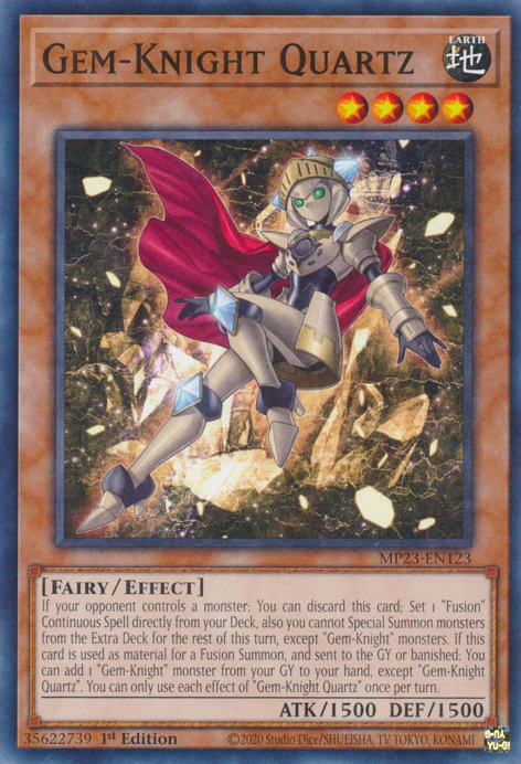 Gem-Knight Quartz [MP23-EN123] Common | Jomio and Rueliete's Cards and Comics
