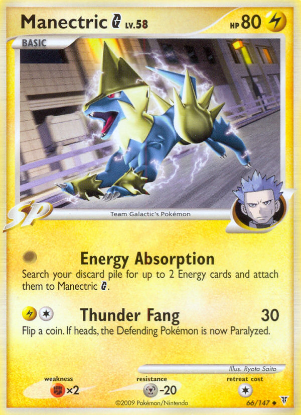 Manectric G (66/147) [Platinum: Supreme Victors] | Jomio and Rueliete's Cards and Comics