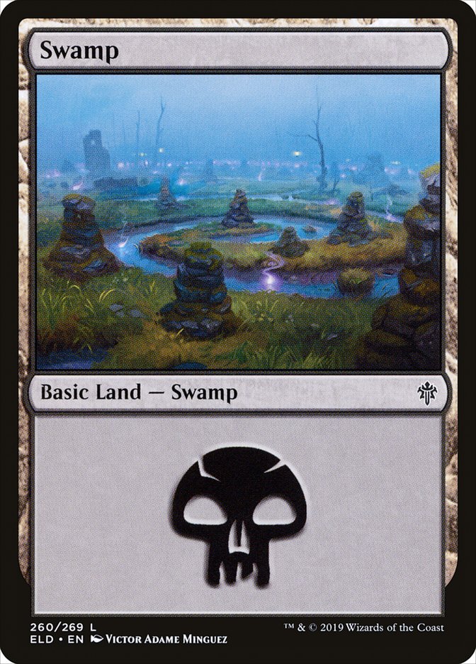 Swamp (260) [Throne of Eldraine] | Jomio and Rueliete's Cards and Comics