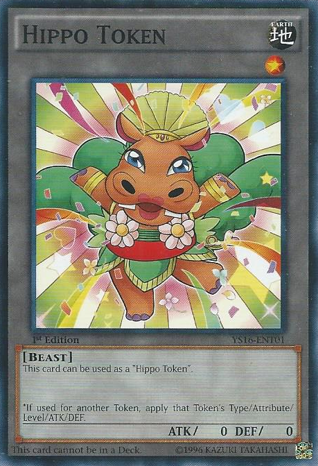Hippo Token (Orange) [YS16-ENT01] Common | Jomio and Rueliete's Cards and Comics