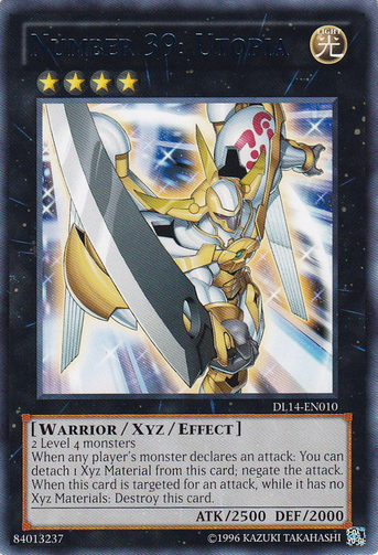 Number 39: Utopia (Blue) [DL14-EN010] Rare | Jomio and Rueliete's Cards and Comics