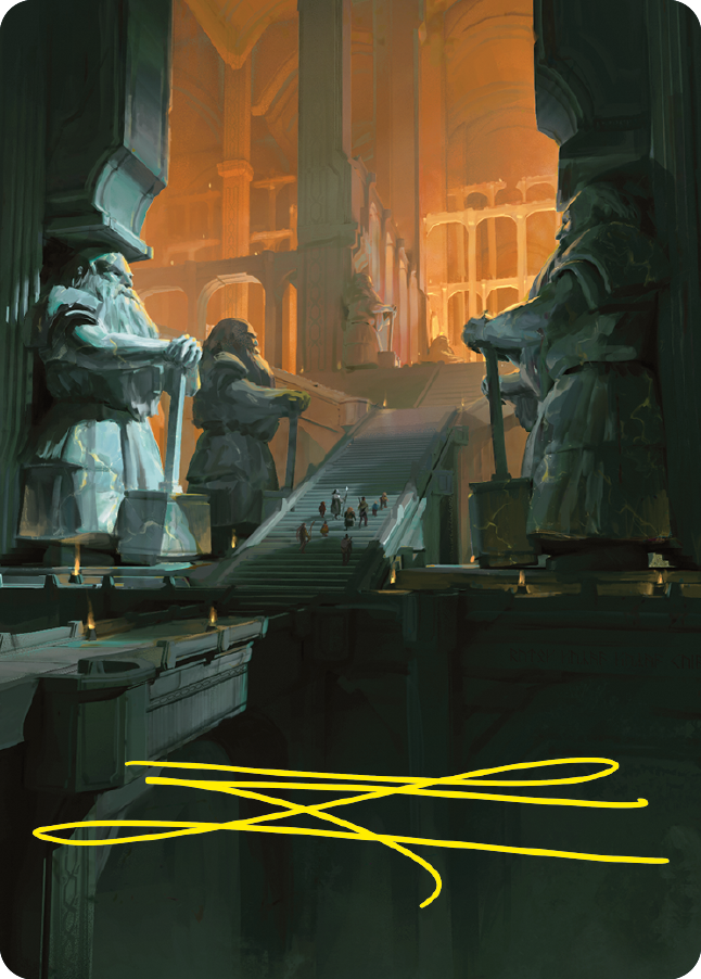 Mines of Moria Art Card (Gold-Stamped Signature) [The Lord of the Rings: Tales of Middle-earth Art Series] | Jomio and Rueliete's Cards and Comics
