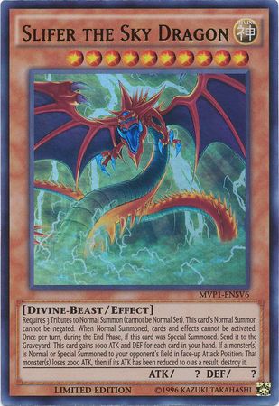 Slifer the Sky Dragon [MVP1-ENSV6] Ultra Rare | Jomio and Rueliete's Cards and Comics