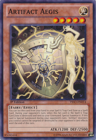 Artifact Aegis [PRIO-EN014] Common | Jomio and Rueliete's Cards and Comics