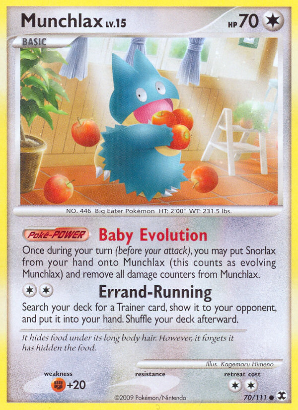 Munchlax (70/111) [Platinum: Rising Rivals] | Jomio and Rueliete's Cards and Comics