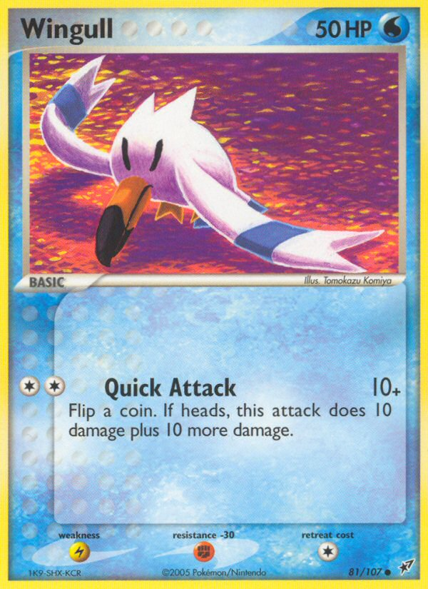 Wingull (81/107) [EX: Deoxys] | Jomio and Rueliete's Cards and Comics