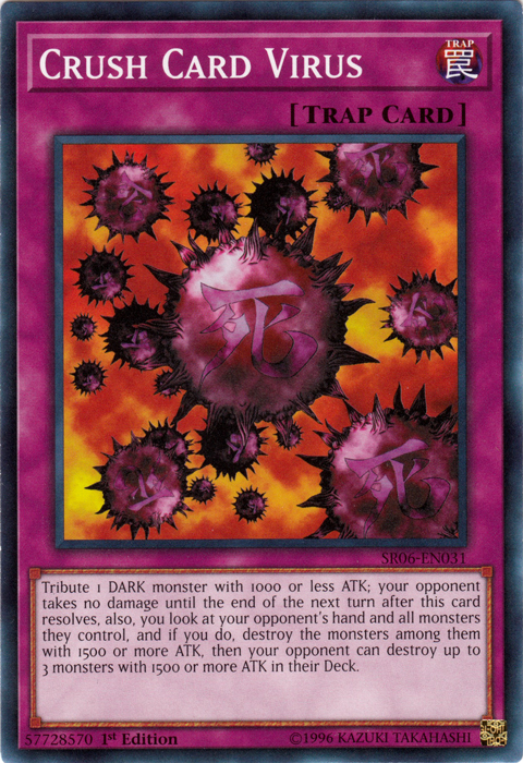 Crush Card Virus [SR06-EN031] Common | Jomio and Rueliete's Cards and Comics
