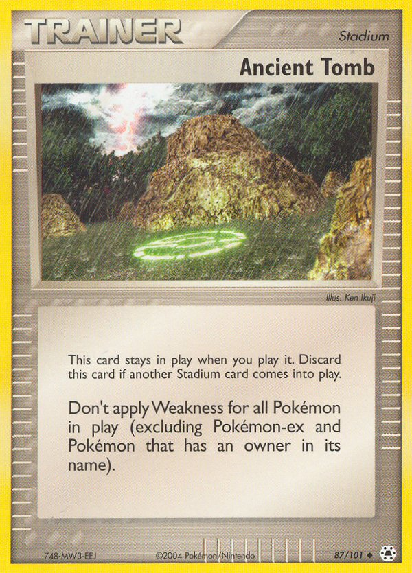 Ancient Tomb (87/101) [EX: Hidden Legends] | Jomio and Rueliete's Cards and Comics