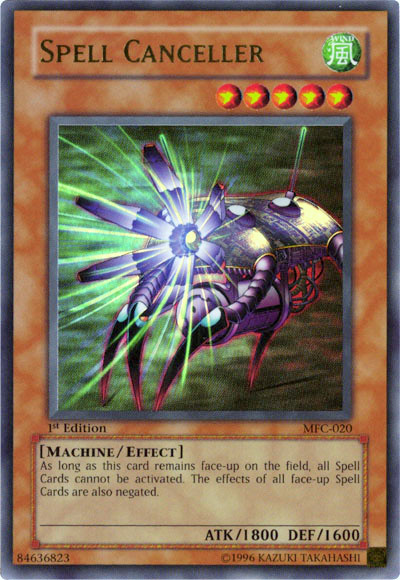 Spell Canceller [MFC-020] Ultra Rare | Jomio and Rueliete's Cards and Comics