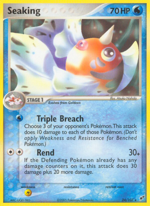 Seaking (24/107) [EX: Deoxys] | Jomio and Rueliete's Cards and Comics