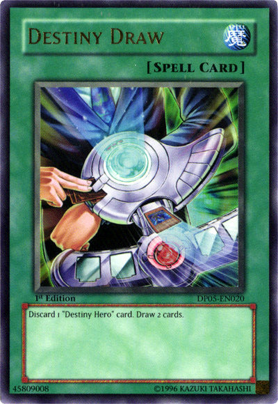 Destiny Draw [DP05-EN020] Ultra Rare | Jomio and Rueliete's Cards and Comics