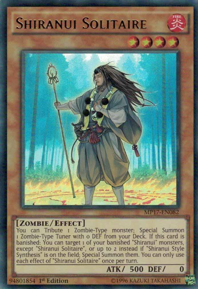 Shiranui Solitaire [MP17-EN082] Ultra Rare | Jomio and Rueliete's Cards and Comics