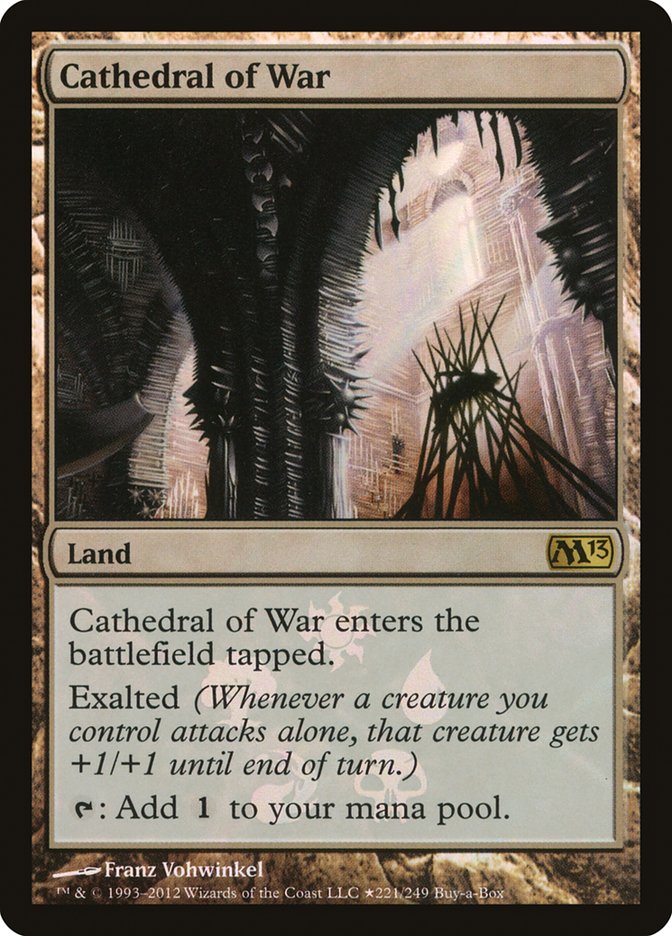 Cathedral of War (Buy-A-Box) [Magic 2013 Promos] | Jomio and Rueliete's Cards and Comics