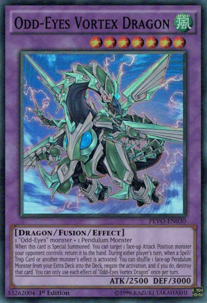 Odd-Eyes Vortex Dragon [PEVO-EN030] Super Rare | Jomio and Rueliete's Cards and Comics