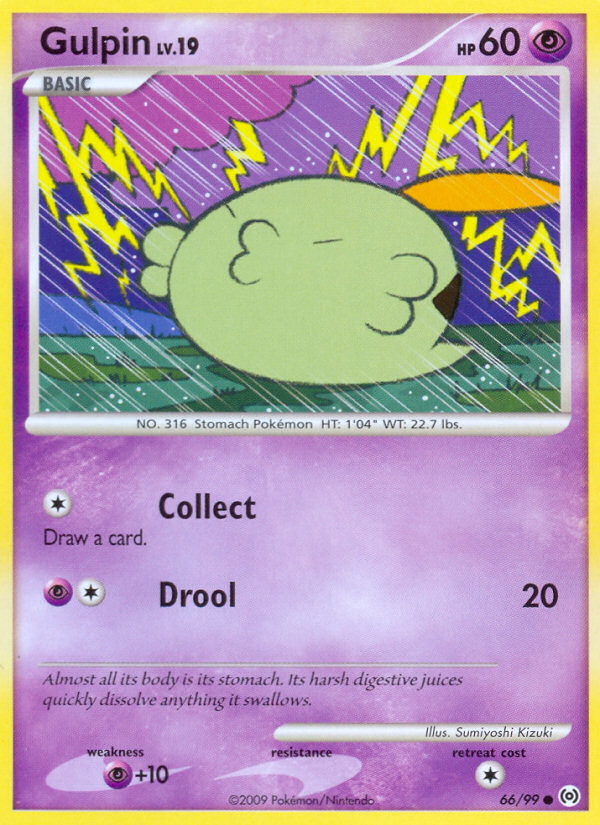 Gulpin (66/99) [Platinum: Arceus] | Jomio and Rueliete's Cards and Comics