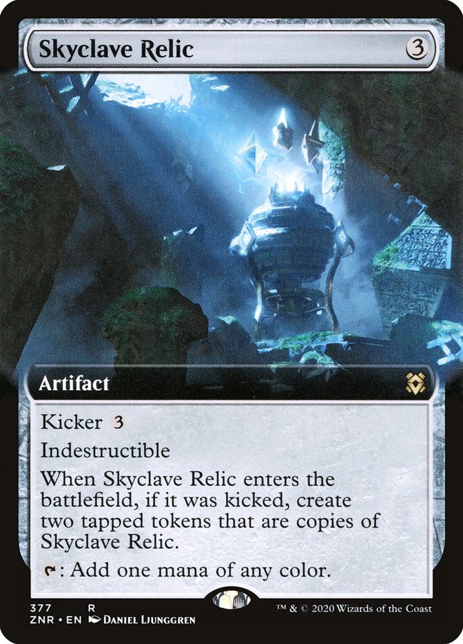 Skyclave Relic (Extended Art) [Zendikar Rising] | Jomio and Rueliete's Cards and Comics