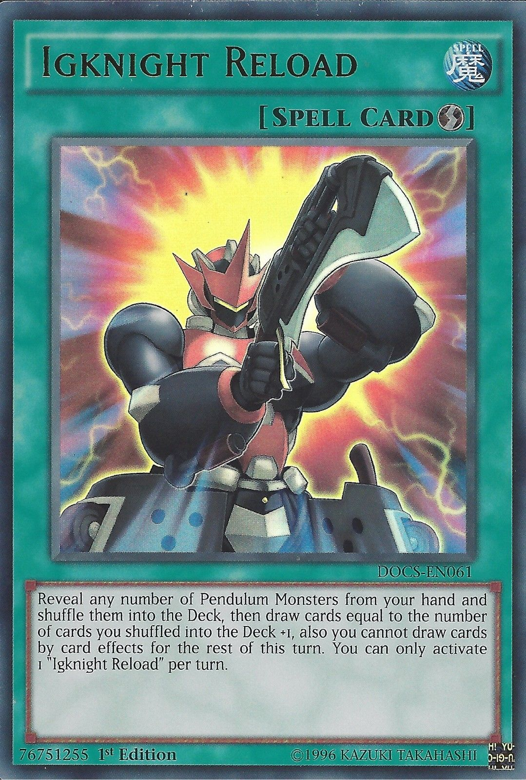 Igknight Reload [DOCS-EN061] Ultra Rare | Jomio and Rueliete's Cards and Comics