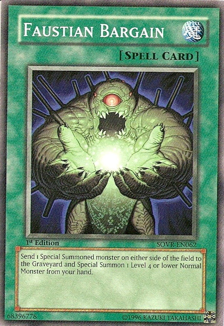 Faustian Bargain [SOVR-EN062] Common | Jomio and Rueliete's Cards and Comics